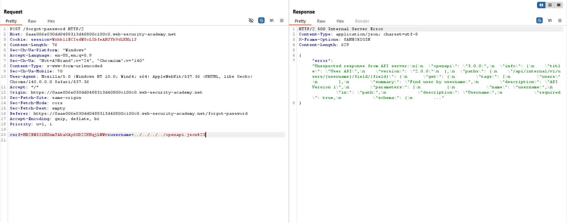 Tìm được API documentation